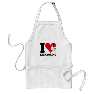 Delantal Me encanta el kickboxing