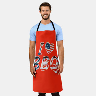 Delantal Me encanta la barbacoa