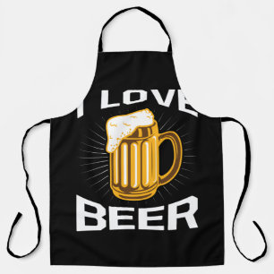 Delantal me encanta la cerveza