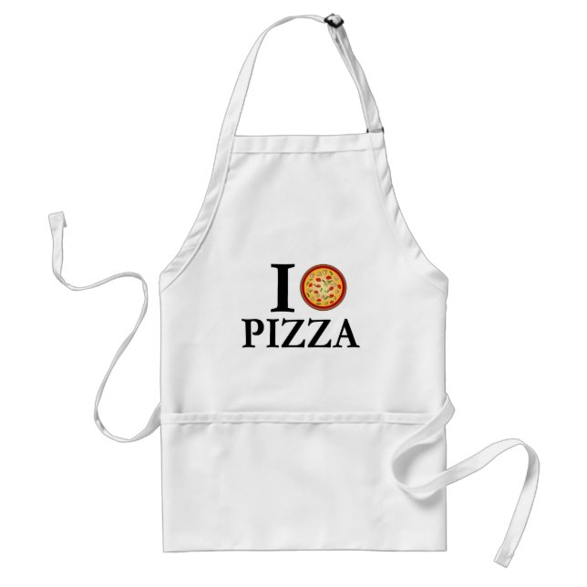 Delantal Me encanta la pizza (Frente)