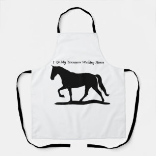 Delantal Me encanta mi caballo de senderismo de Tennessee