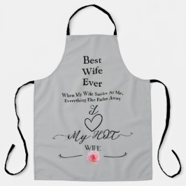 Delantal Me Encanta Mi Mujer Caliente Mejor Esposa Personal