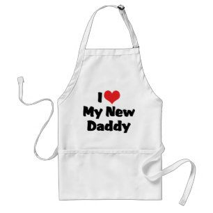 Delantal Me encanta mi nuevo papá