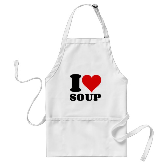 DELANTAL  ME ENCANTA SOUP (Frente)