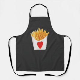 Delantal Me encantan las patatas fritas 