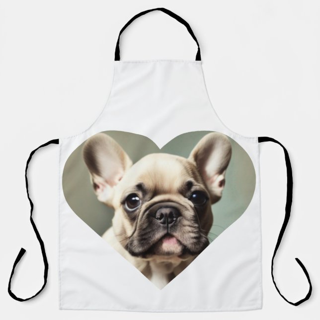 DELANTAL ¡ME ENCANTAN LOS BULLDOGES FRANCESES! UN BULLDOG F (Anverso)