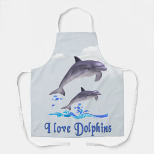 Delantal Me encantan los delfines