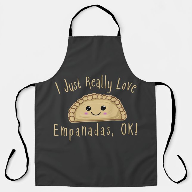 Delantal Me Encanto De Verdad Las Empanadas. Cute Kawaii Em (Anverso)