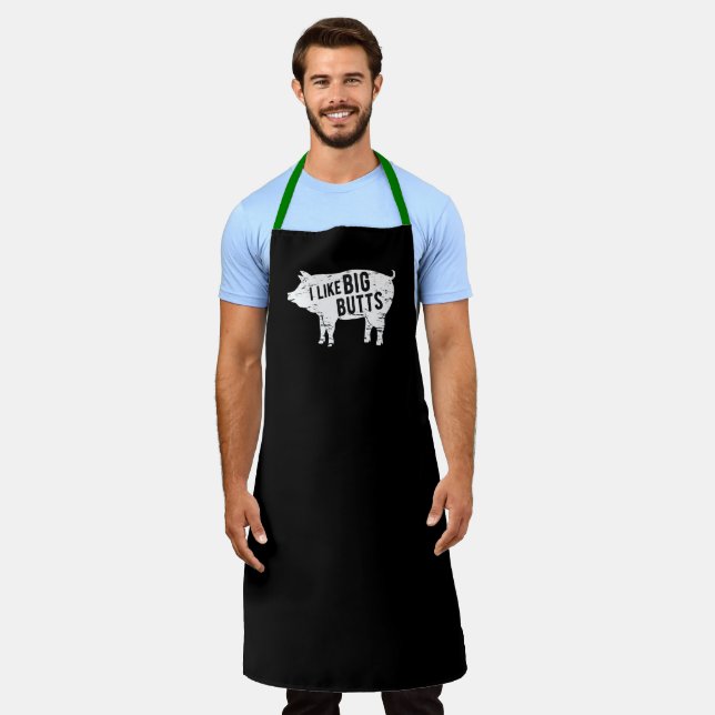 Delantal Me Gusta Big Butt BBQ Apron (Gastado)