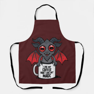 Delantal Me Gusta Mi Café Como Me Gusta Mi Magia