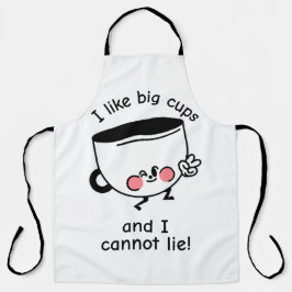 Delantal Me Gustan Las Grandes Cups - Cocina Apron