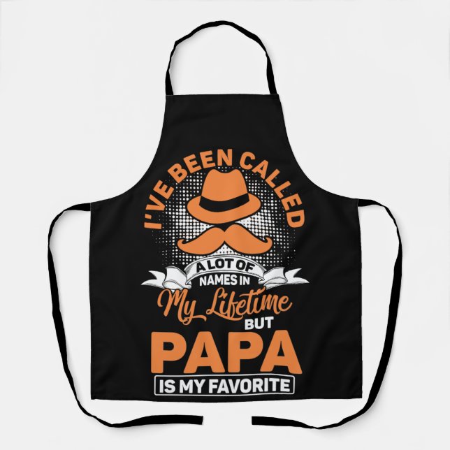 Delantal Me han llamado muchos nombres papá mi favorito (Anverso)