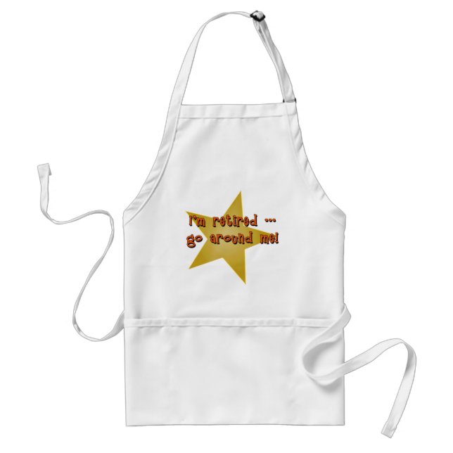 Delantal Me retiran - circúndeme las camisetas, regalos (Frente)