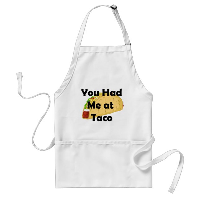 Delantal Me tenía en Taco Apron (Frente)