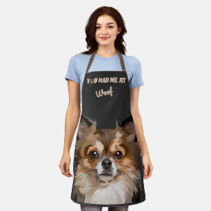 Delantal Me Tenías En Woof Perros Pomerania