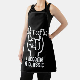 Delantal Me vuelvo un clásico