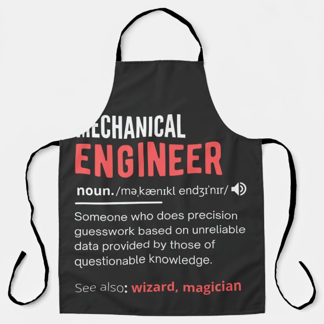 Delantal Mechanical ENGINEER (Anverso)
