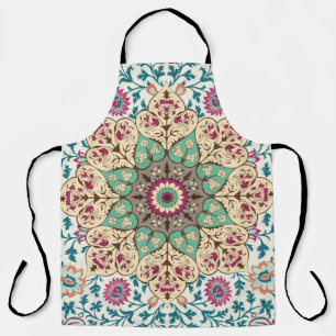 Delantal Medallion Vintage multicolor en turco,