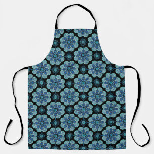 Delantal Medallones azules y verdes de Apron