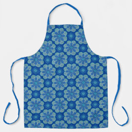 Delantal Medallones azules y verdes de Apron