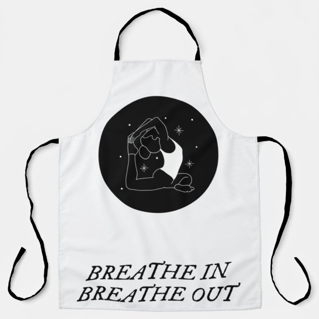 Delantal media luna yoga (Anverso)