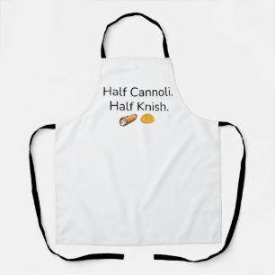 Delantal medio cannoli, medio knish
