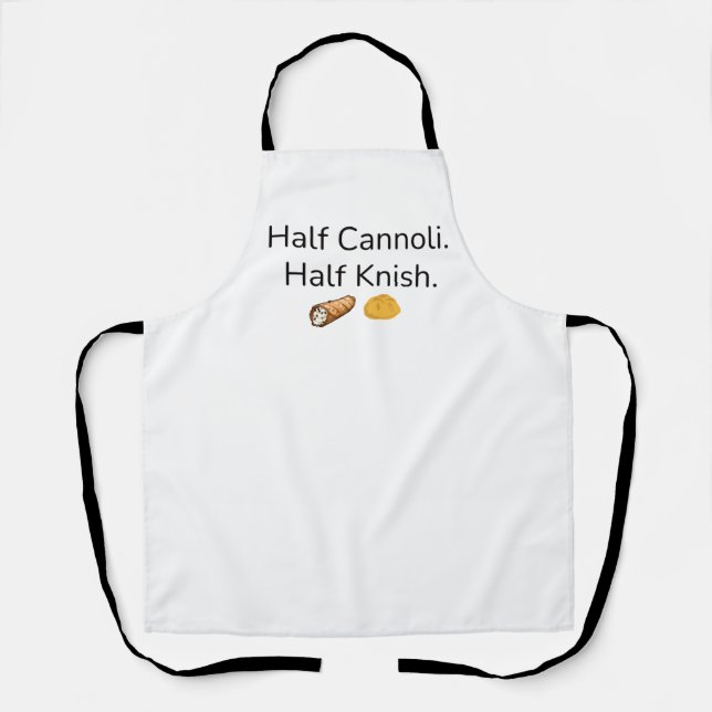 Delantal medio cannoli, medio knish (Anverso)