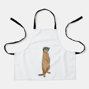 Delantal Meerkat con gafas de sol
