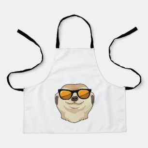 Delantal Meerkat con gafas de sol