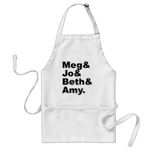 Delantal Meg & Jo & Beth & Amy   Literatura de mujeres pequ