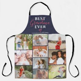 Delantal Mejor abuela que nunca azul marino de la red de co