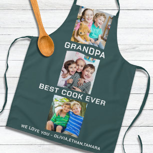 Delantal Mejor Abuelo Abuelo Nunca Abuelos 3 Collage de fot