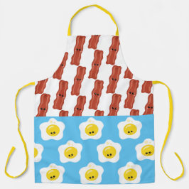 Delantal Mejor Amigos de Eggs y Bacon para siempre
