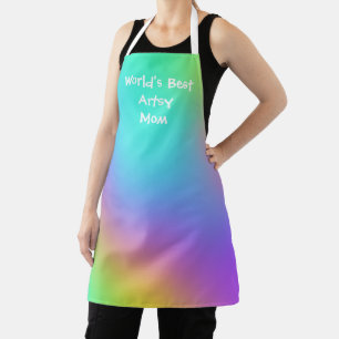 Delantal Mejor Apron Colorido De La Madre Artesana Del Mund
