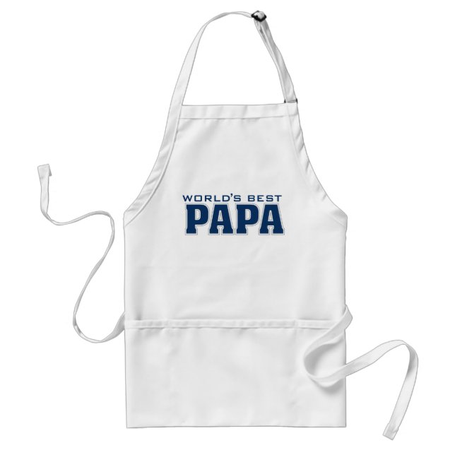 Delantal Mejor Apron Papa del mundo (Frente)