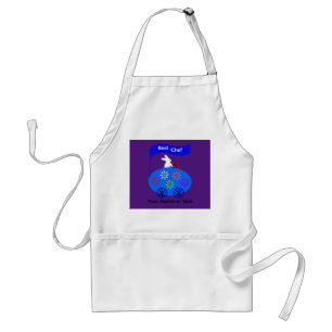 Delantal Mejor Chef Bunny Riding Egg Car #1 Apron Adulto