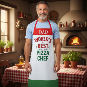 Delantal Mejor Chef de Pizza del Mundo - personalizado
