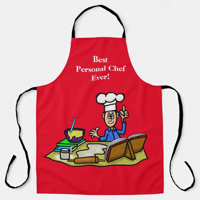 Delantal Mejor Chef Personal Apron (Anverso)