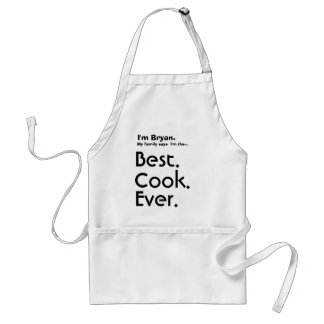 Delantal Mejor cocinero conocido de encargo nunca