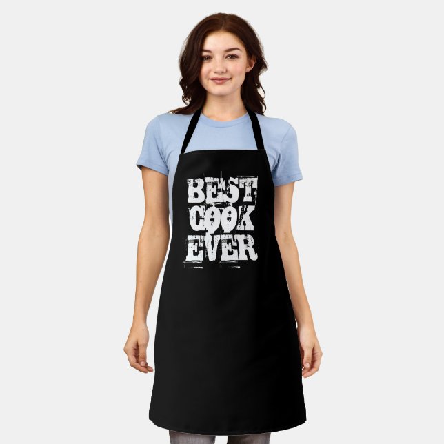 Delantal Mejor Cocinero Rústico Apron (Gastado)