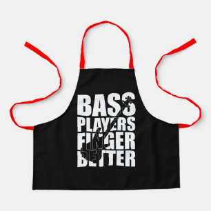 Delantal Mejor dedos de los jugadores de Bass