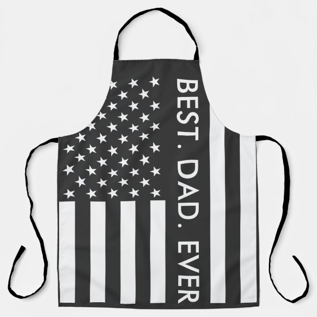 Delantal Mejor Día del Padre Nunca Padres (Anverso)