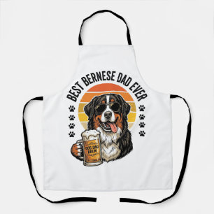 Delantal Mejor diseño de camiseta de cerveza para perro vin