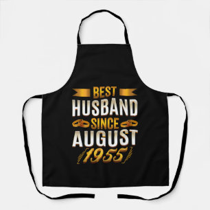 Delantal Mejor Esposo Desde Agosto De 1955 Funny Annivesary