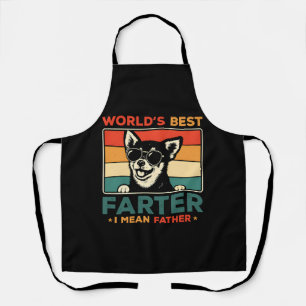 Delantal Mejor Farter del mundo me refiero a un padre graci