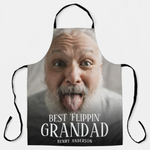 Delantal Mejor foto de abuelo de 'Flippin'   Nombre Apron