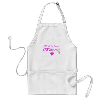 Delantal Mejor Grammy del Mundo con Apron Adulto Corazón
