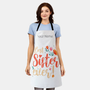 Delantal Mejor Hermandad Chicas Vintage Florales Retro Dise