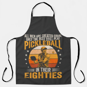 Delantal Mejor Jugar Pickleball En Sus Ochenta