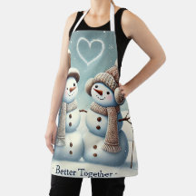 Mejor Juntos Snowman-A Hearting